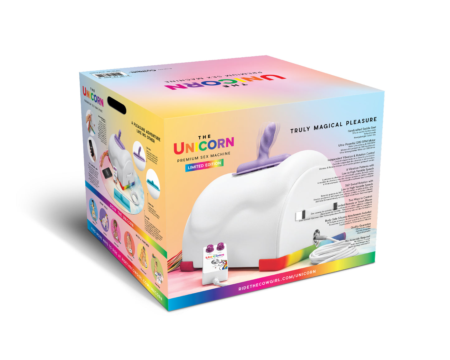 The Unicorn Uni Horn Silicone Attachment