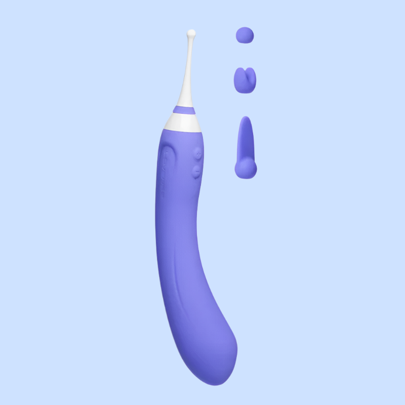 LOVENSE HYPHY APP-ENABLED G-SPOT, CLITORAL, NIPPLE STIMULATION VIBRATOR - PURPLE