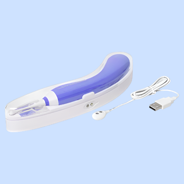 LOVENSE HYPHY APP-ENABLED G-SPOT, CLITORAL, NIPPLE STIMULATION VIBRATOR - PURPLE