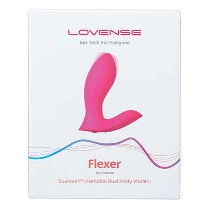 LOVENSE FLEXER APP-ENABLED WEARABLE PANTY VIBRATOR - PINK