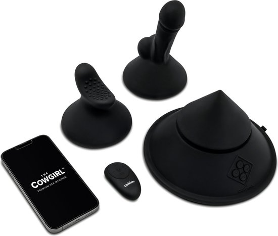 The Cowgirl Cone Remote & App Controlled Portable Premium Sex Machine